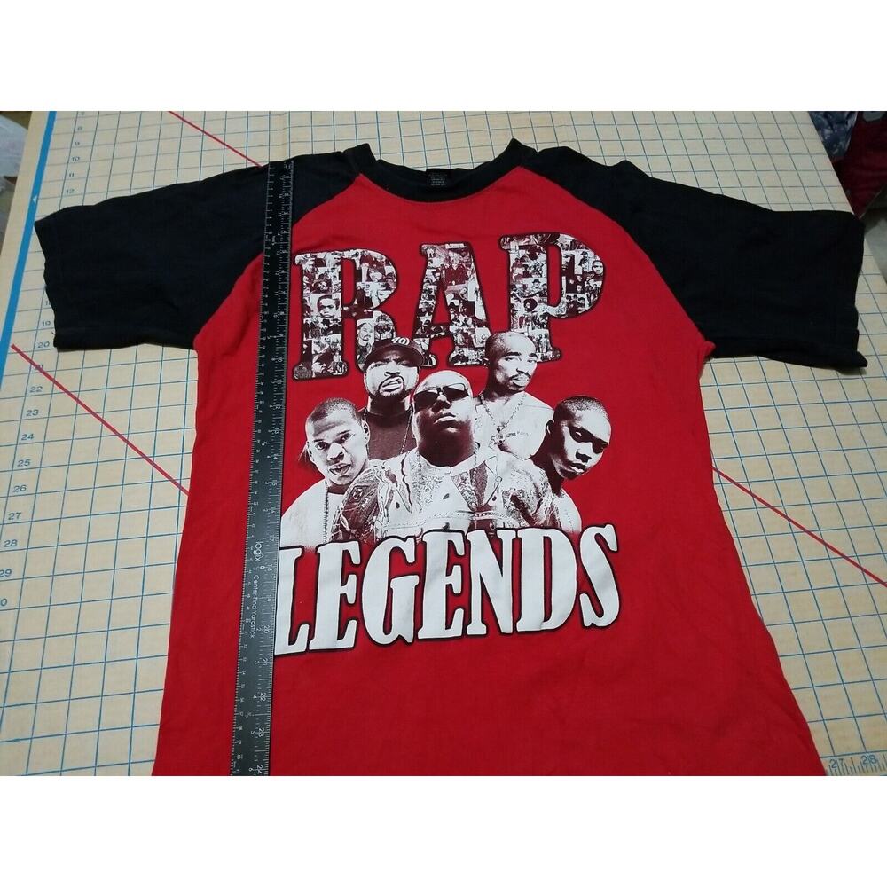 Rap Legends shirt Size Medium Iced Out Clothing Ice Cube Biggie Tupac Distressed